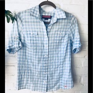 Vineyard Vines Gingham Short Sleeve